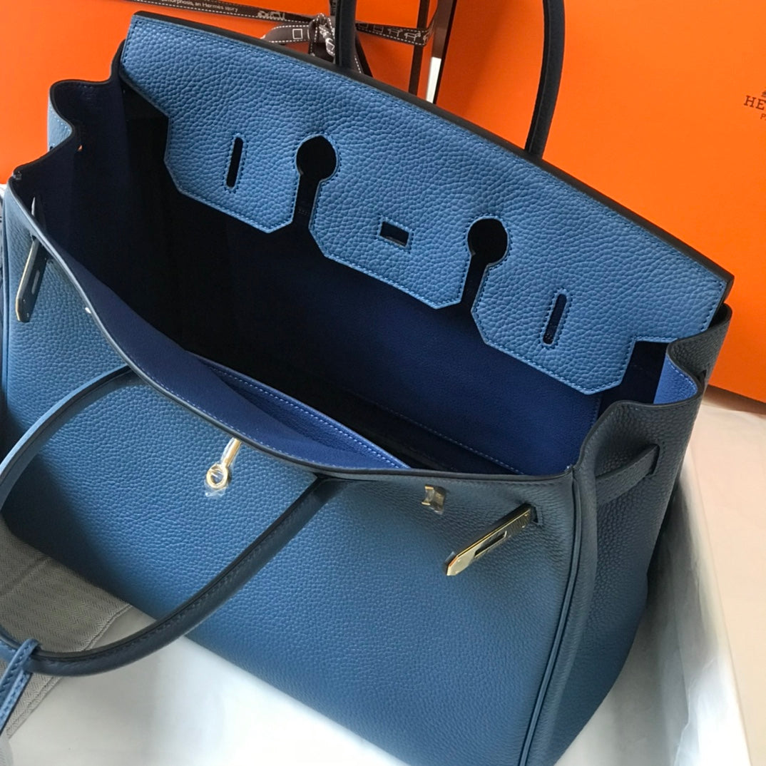 HM BIRKIN 35CM DARK BLUE TOGO LEATHER GOLD HARDWARE
