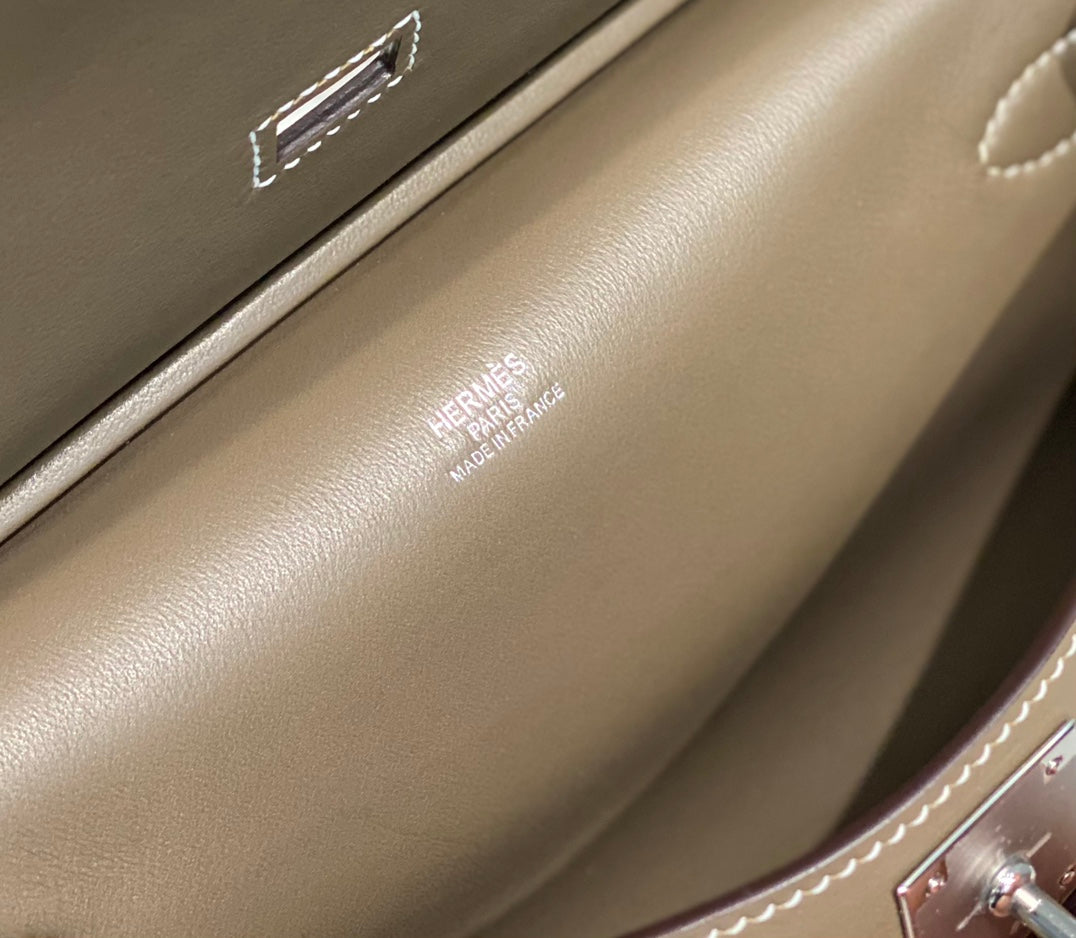 HM JYPSI¨¨RE MINI 23 TAN CALFSKIN SILVER HARDWARE