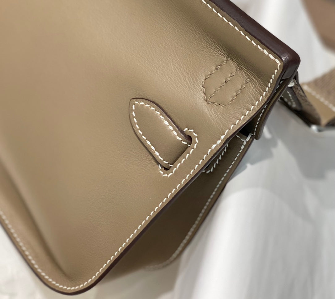 HM JYPSI¨¨RE MINI 23 TAN CALFSKIN SILVER HARDWARE