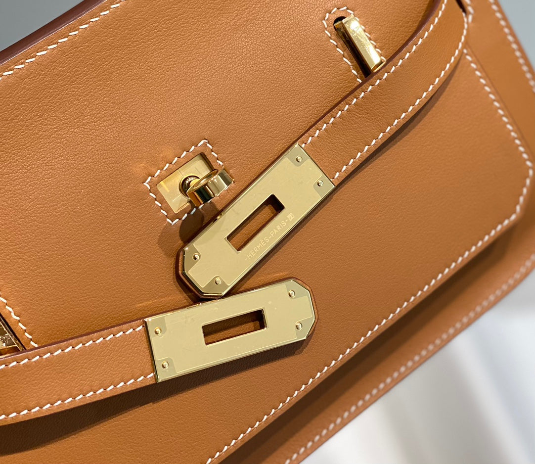 HM JYPSI¨¨RE MINI 23 BRONZE CALFSKIN GOLD HARDWARE