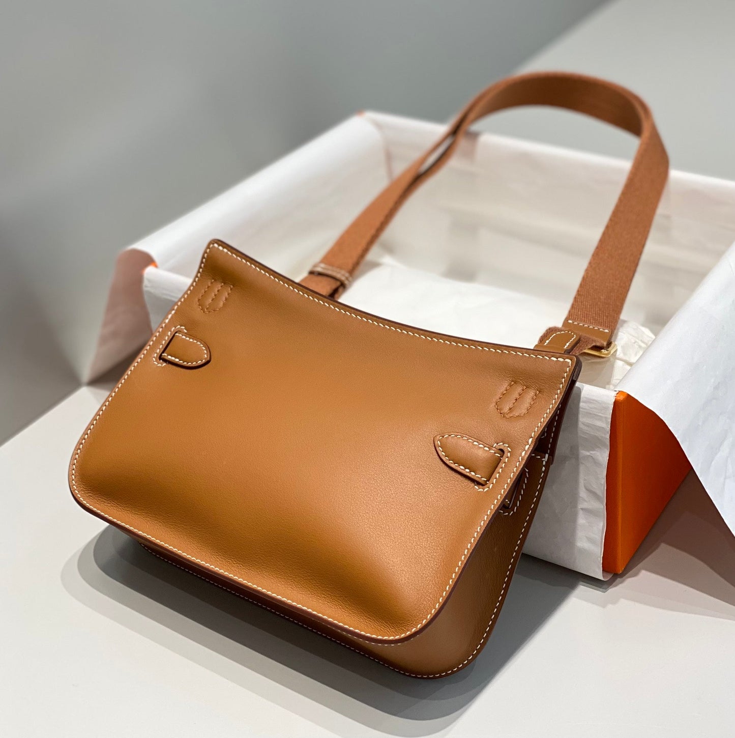 HM JYPSI¨¨RE MINI 23 BRONZE CALFSKIN GOLD HARDWARE