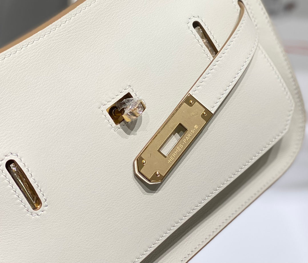 HM JYPSI¨¨RE MINI 23 CREAM CALFSKIN GOLD HARDWARE