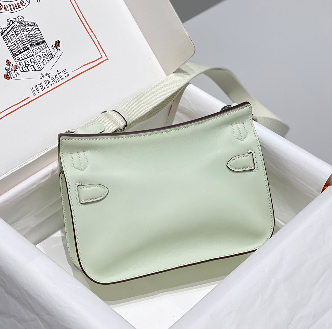 HM JYPSI¨¨RE MINI 23 MINT CALFSKIN SILVER HARDWARE