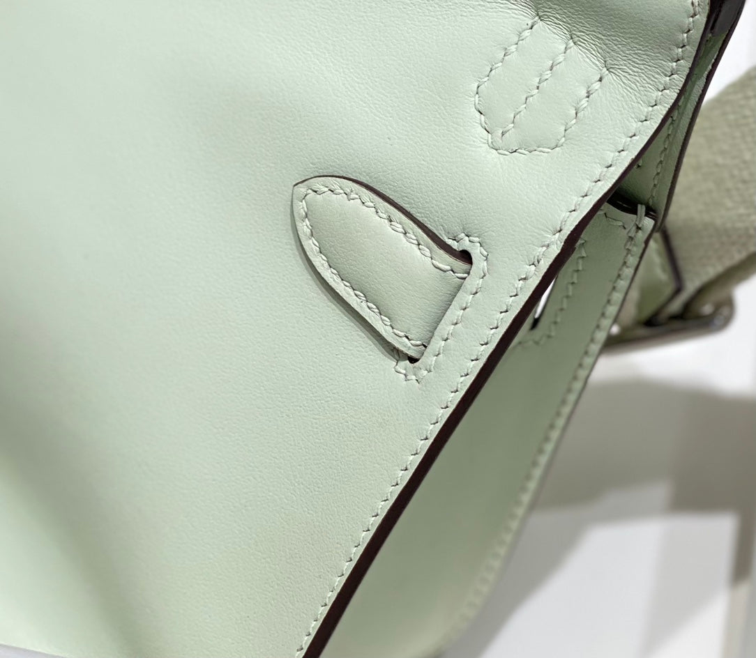 HM JYPSI¨¨RE MINI 23 MINT CALFSKIN SILVER HARDWARE