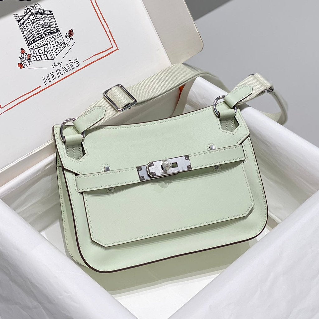 HM JYPSI¨¨RE MINI 23 MINT CALFSKIN SILVER HARDWARE