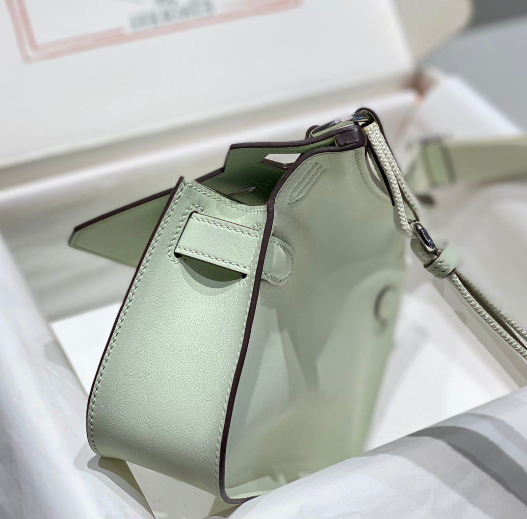 HM JYPSI¨¨RE MINI 23 MINT CALFSKIN SILVER HARDWARE