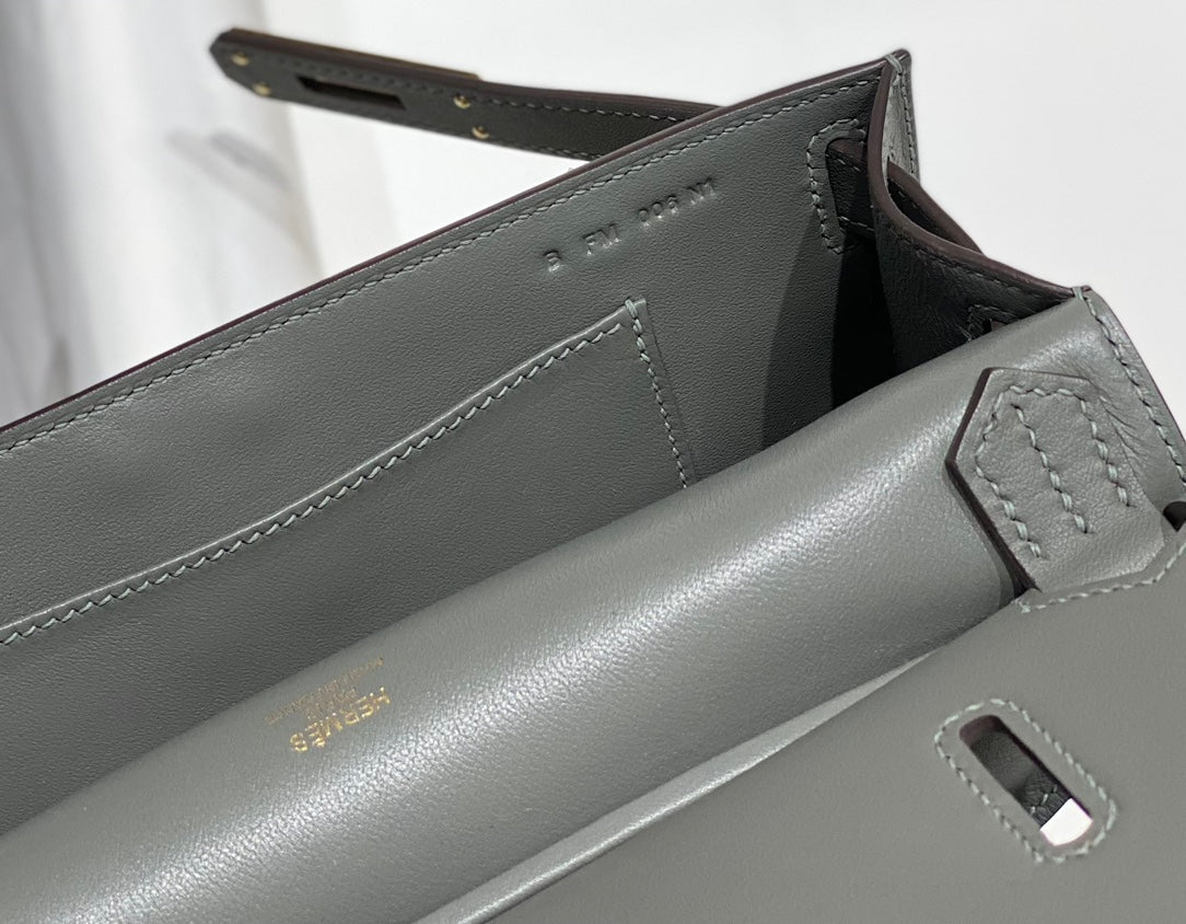 HM JYPSI¨¨RE MINI 23 SAGE CALFSKIN GOLD HARDWARE