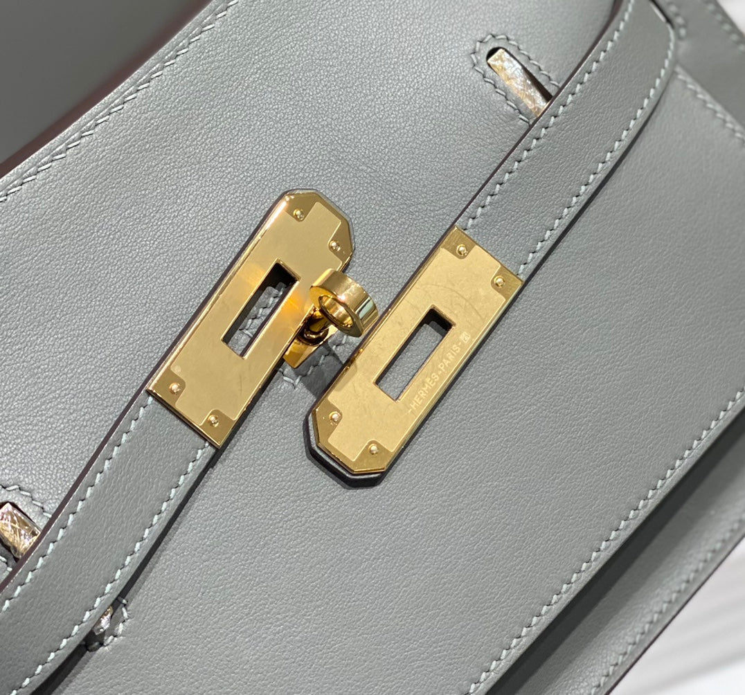 HM JYPSI¨¨RE MINI 23 SAGE CALFSKIN GOLD HARDWARE