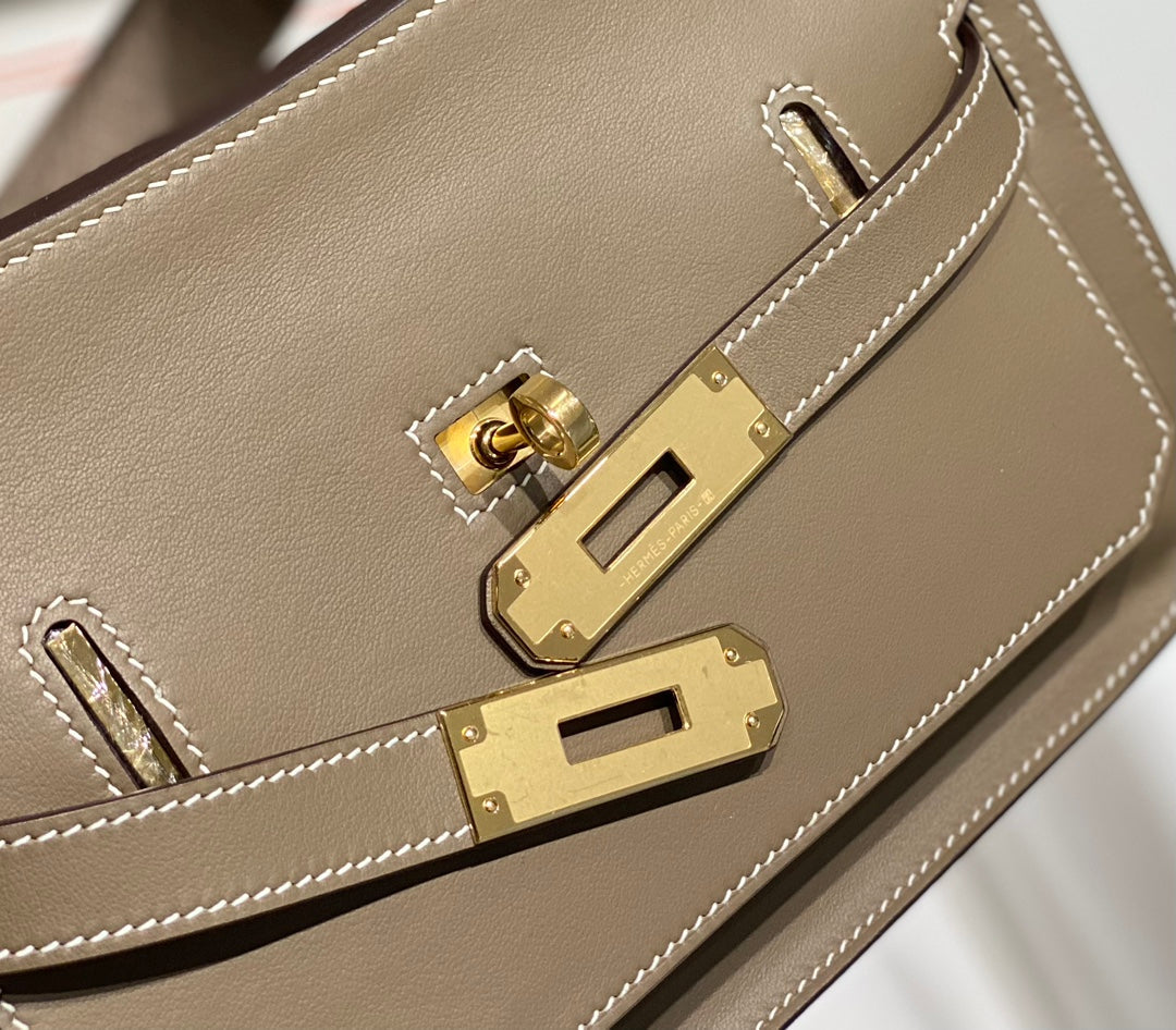 HM JYPSI¨¨RE MINI 23 TAN CALFSKIN GOLD HARDWARE