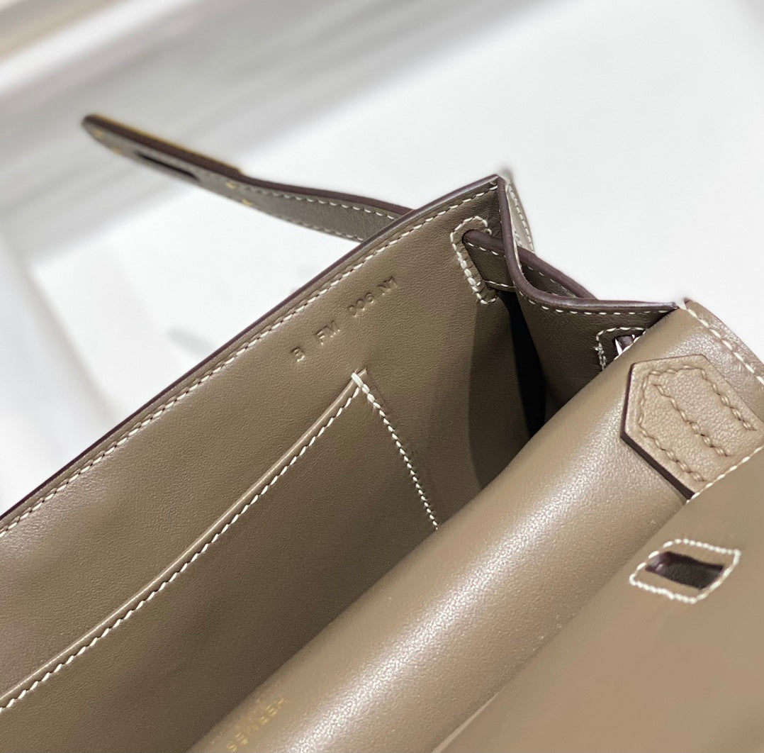 HM JYPSI¨¨RE MINI 23 TAN CALFSKIN GOLD HARDWARE