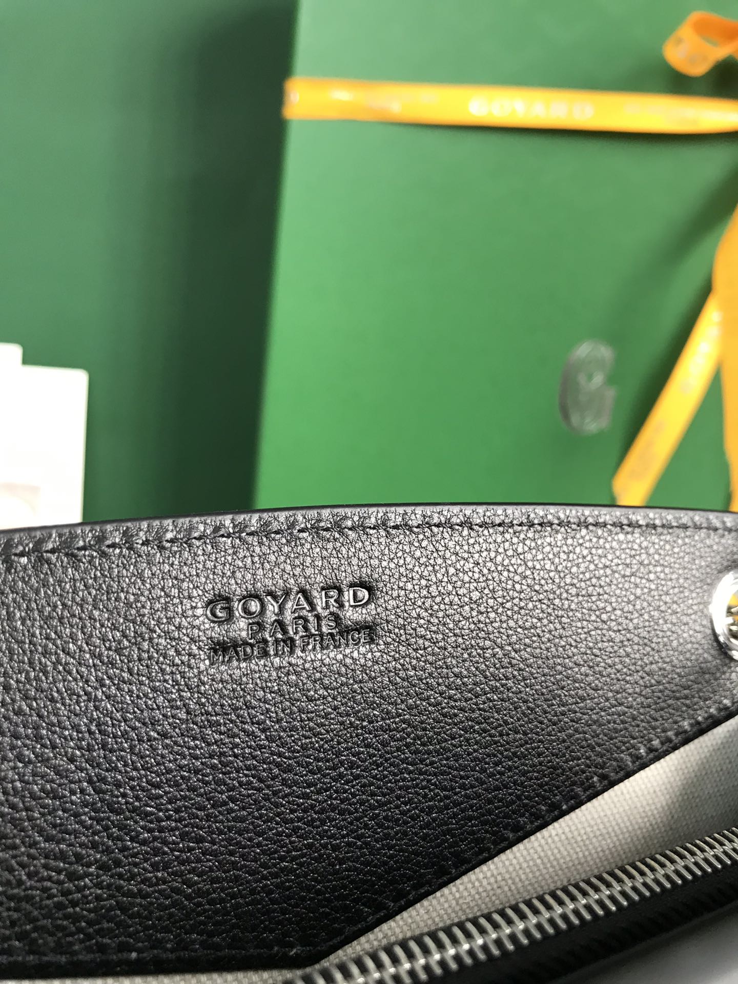 ROUETTE STRUCTUR¨¦ MINI BAG 21 IN BLACK GOYARDINE CANVAS AND CALFSKIN