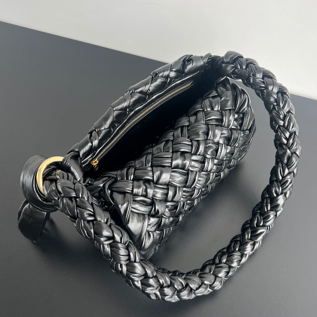 KALIMERO CITT¨¤ 25 IN BLACK CALFSKIN