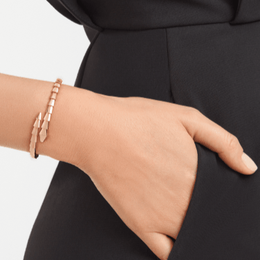 DIANA SERPENTI VIPER PINK GOLD BRACELET