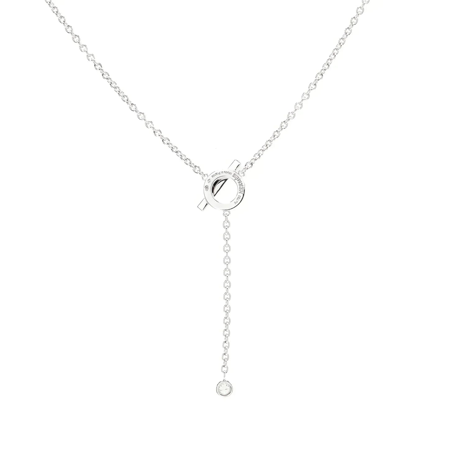 DIANA FINESSE SILVER DIAMOND NECKLACE