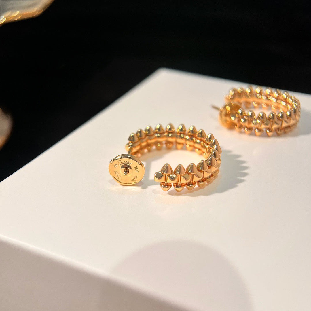 DIANA CLASH SMALL HOOP EARRINGS
