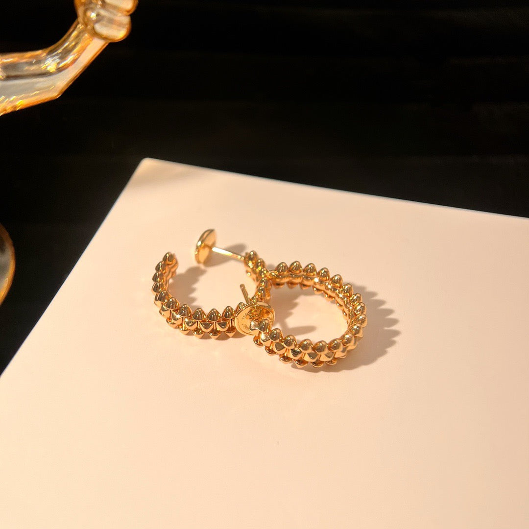 DIANA CLASH SMALL HOOP EARRINGS