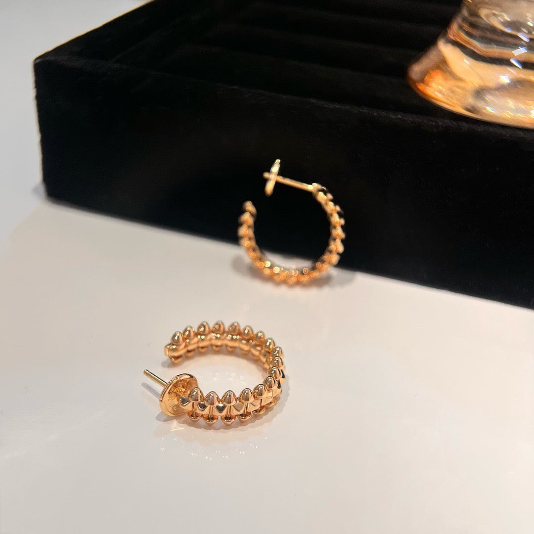DIANA CLASH SMALL HOOP EARRINGS