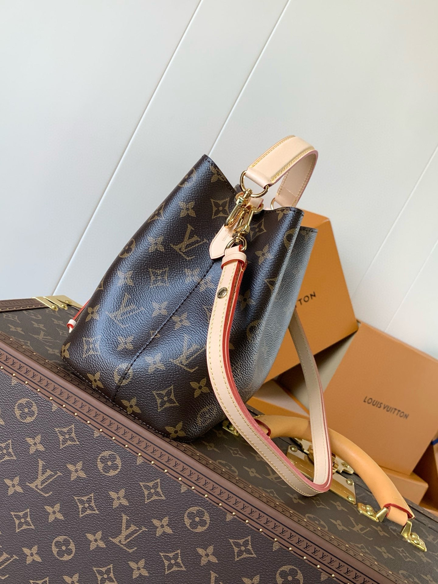 N¨¦ONO¨¦ BB 20 IN BROWN MONOGRAM CANVAS