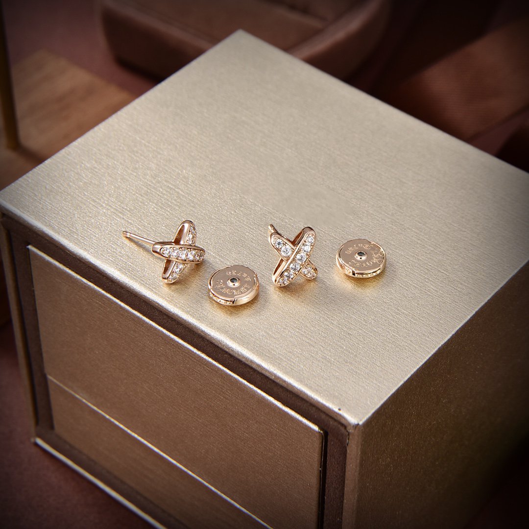 BOUCLES D'OREILLES DIANA JEUX DE OR DIAMANT