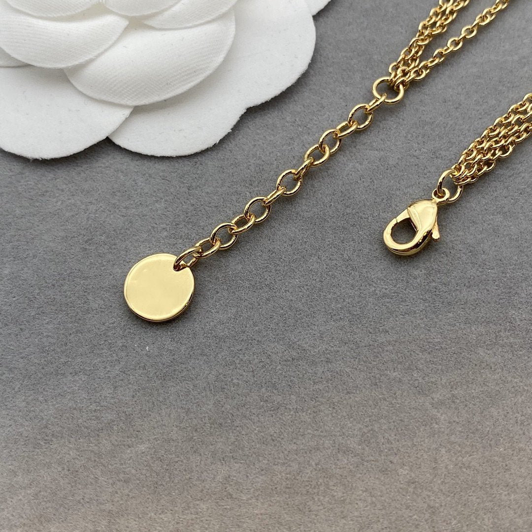 WOMEN 30 MONTAIGNE NECKLACE GOLD-FINISH METAL
