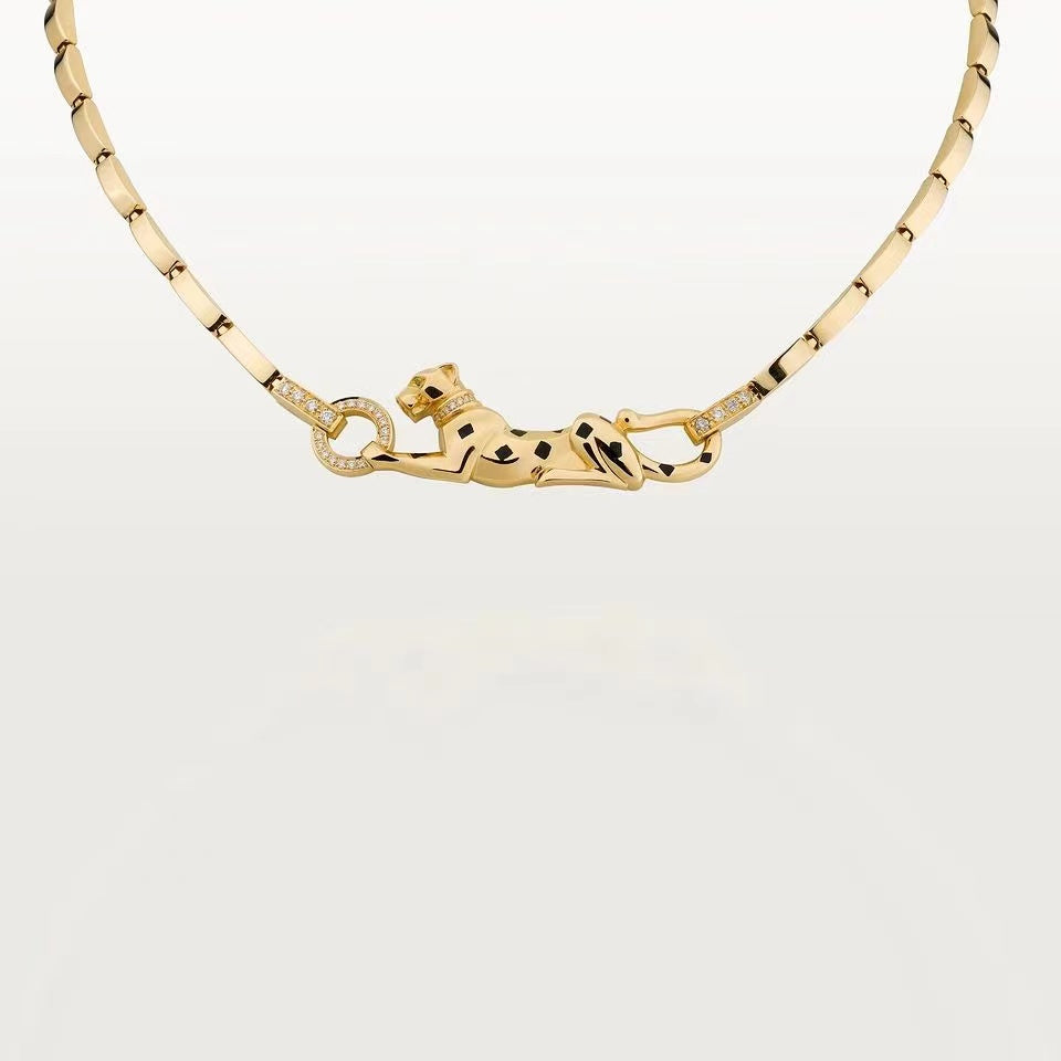 DIANA PANTHERE BIG NECKLACES DIAMONDS