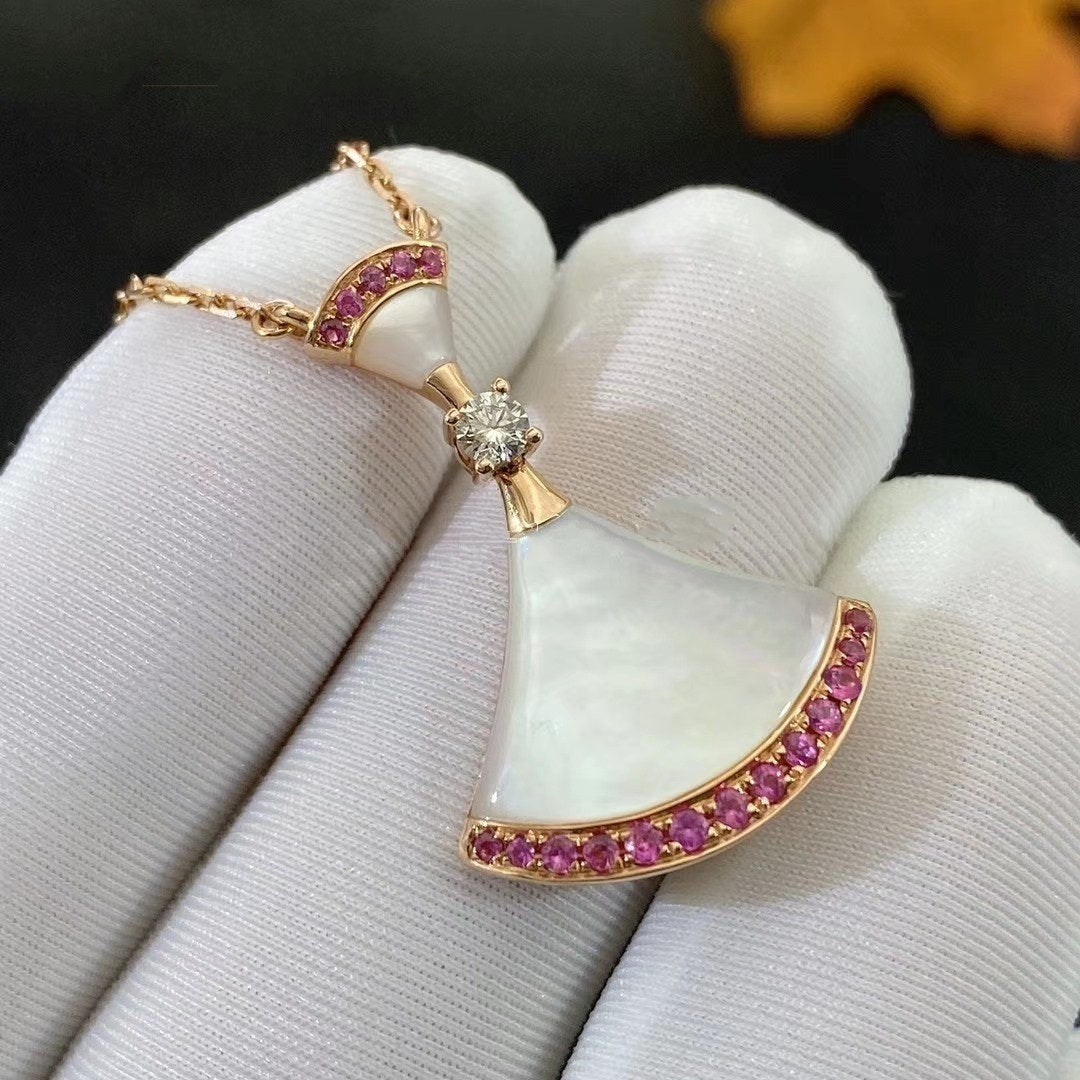 DIANA DREAM NECKLACE MOP PINK DIAMOND