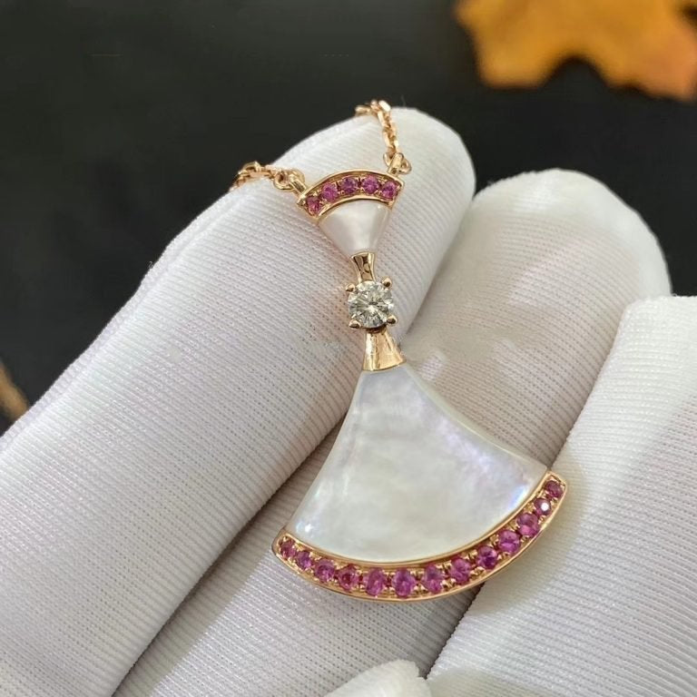 DIANA DREAM NECKLACE MOP PINK DIAMOND
