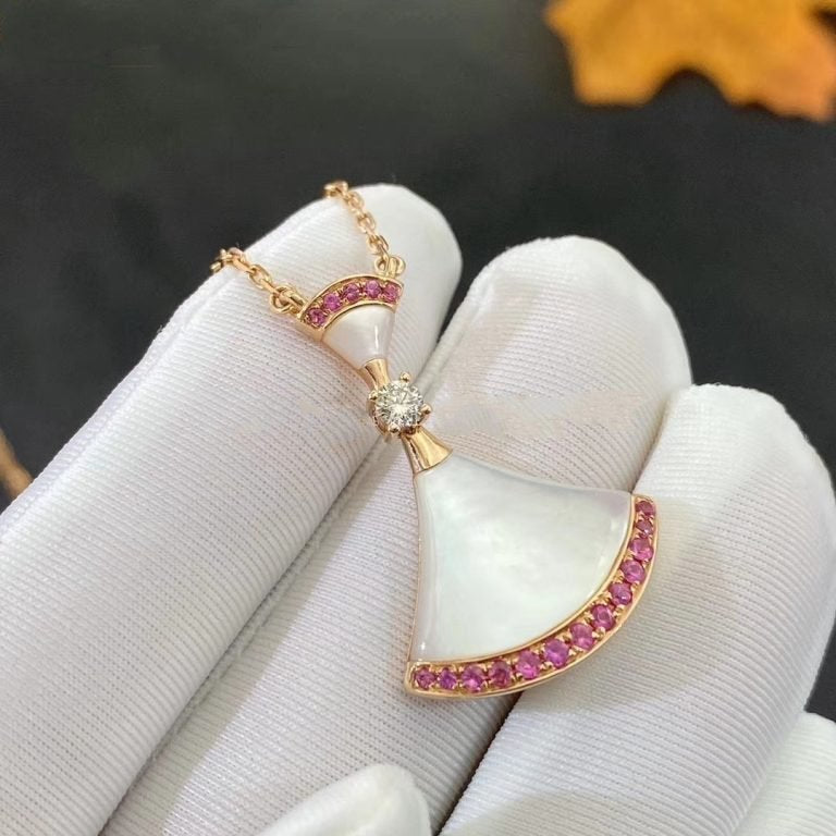 DIANA DREAM NECKLACE MOP PINK DIAMOND