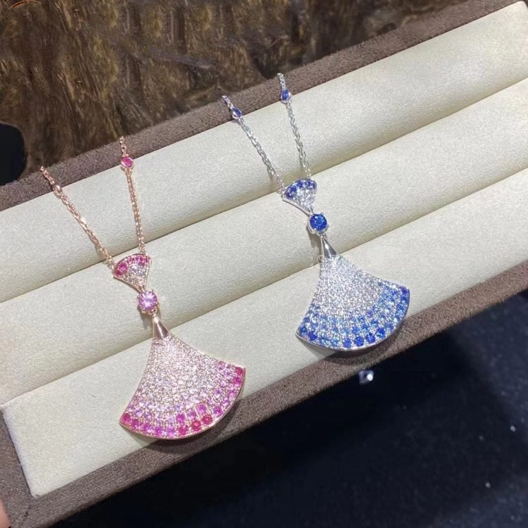 DIANA DREAM NECKLACE AGATE SILVER DIAMOND