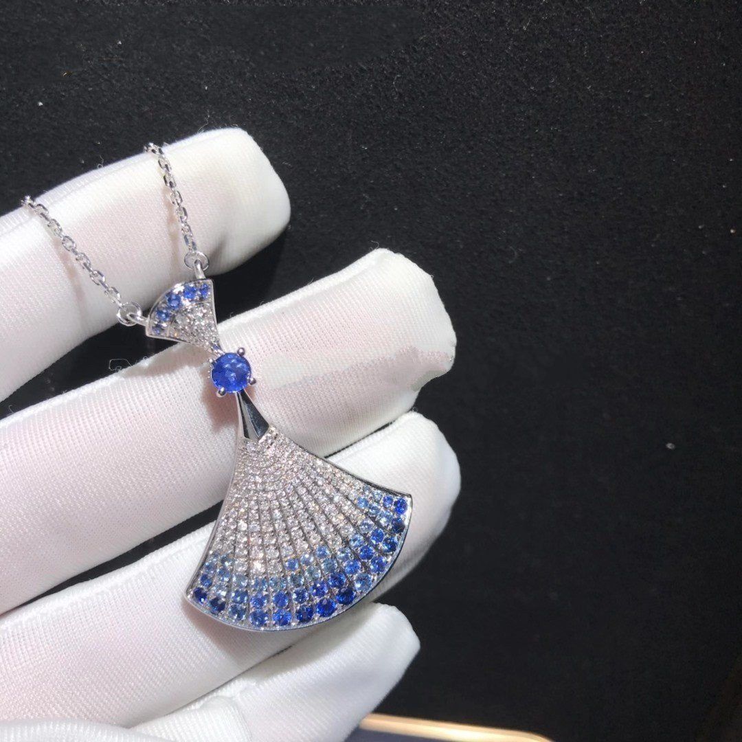 DIANA DREAM NECKLACE AGATE SILVER DIAMOND
