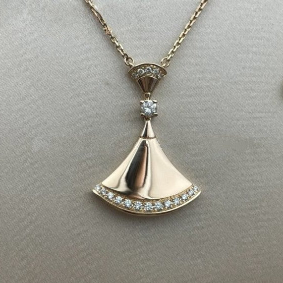 DIANA DREAM NECKLACE PINK GOLD DIAMOND