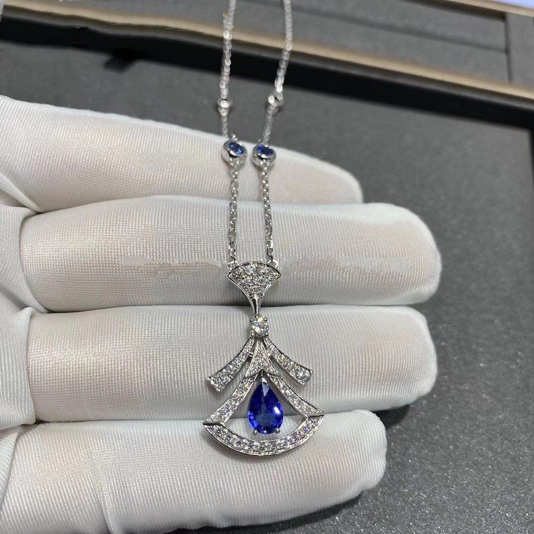 DIANA DREAM NECKLACE AGATE DIAMOND SILVER