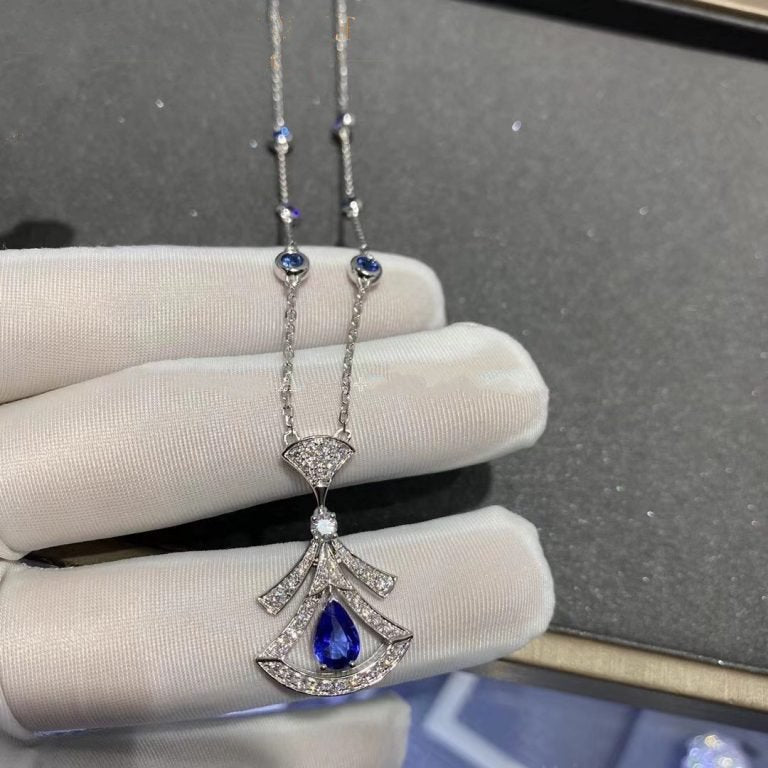 DIANA DREAM NECKLACE AGATE DIAMOND SILVER