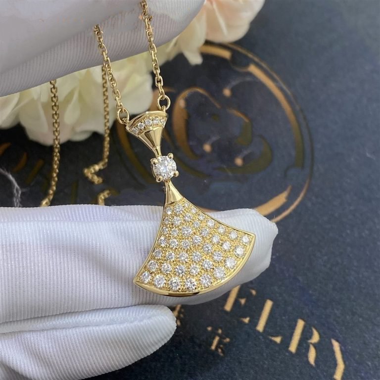 DIANA DREAM NECKLACE GOLD FULL DIAMOND