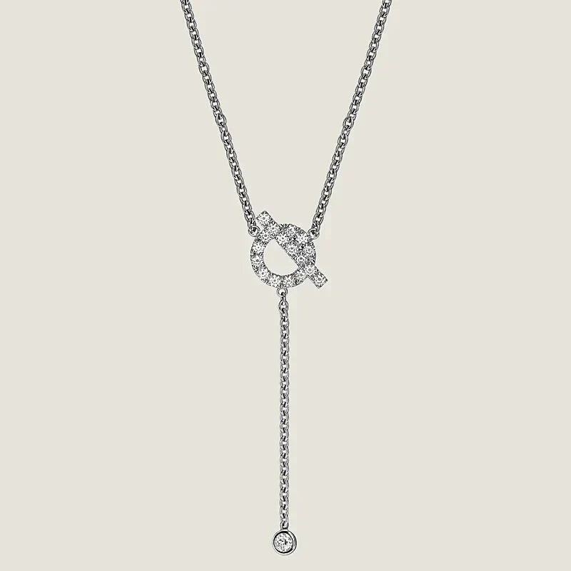 DIANA FINESSE SILVER DIAMOND NECKLACE