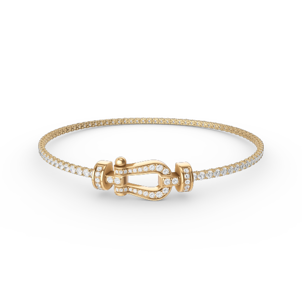 DIANA FORCE HORSESHOE DIAMOND TENNIS BRACELET