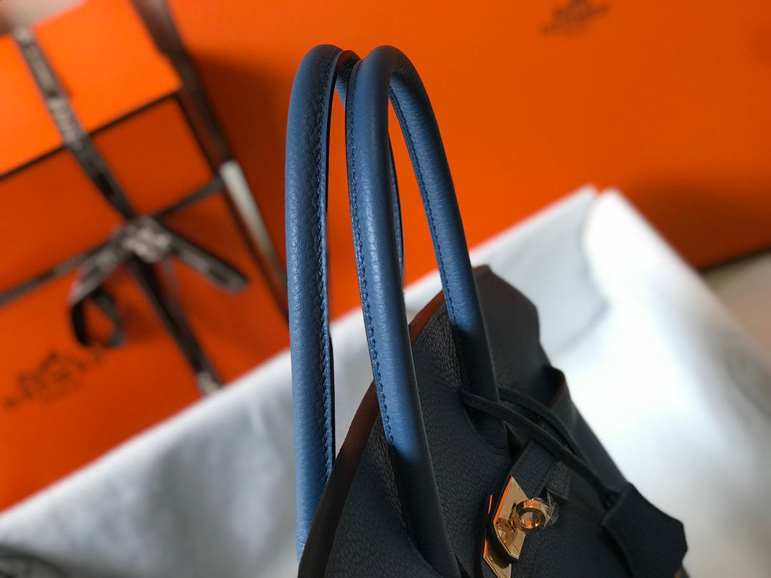 HM BIRKIN 35CM DARK BLUE TOGO LEATHER GOLD HARDWARE