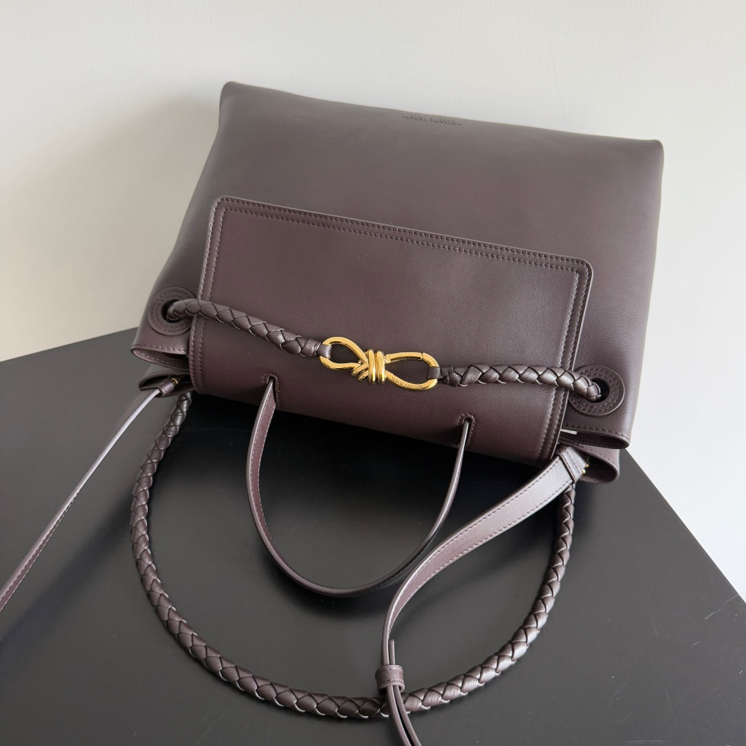 BV Ciao Ciao Medium Bag 34cm In Chocolote Leather 242928