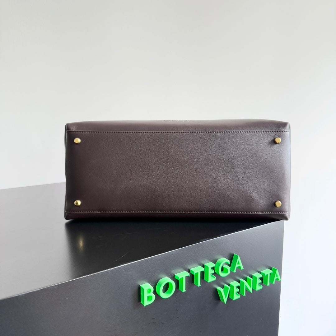 BV Ciao Ciao Medium Bag 34cm In Chocolote Leather 242928