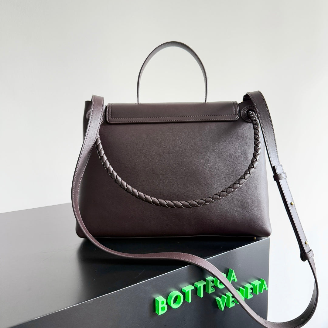BV Ciao Ciao Medium Bag 34cm In Chocolote Leather 242928