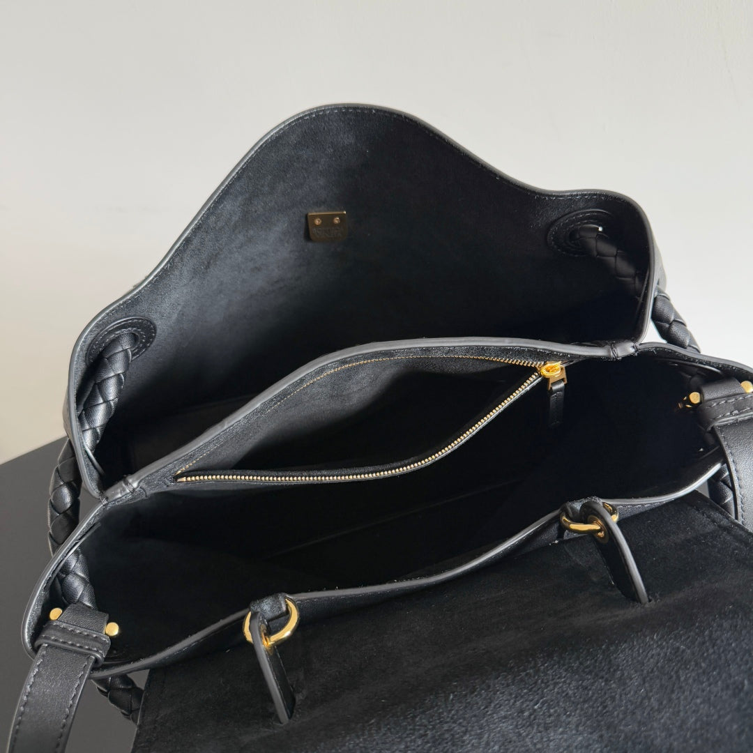 BV Ciao Ciao Medium Bag 34cm In Black Leather 242931