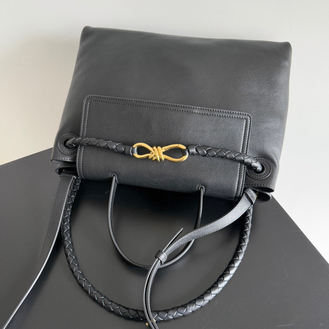 BV Ciao Ciao Medium Bag 34cm In Black Leather 242931