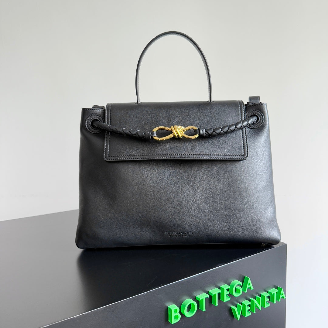 BV Ciao Ciao Medium Bag 34cm In Black Leather 242931