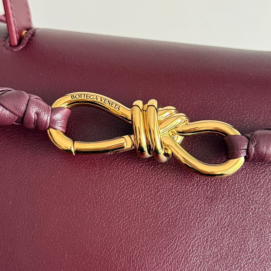 BV Ciao Ciao Medium Bag 34cm In Burgundy Leather 242934