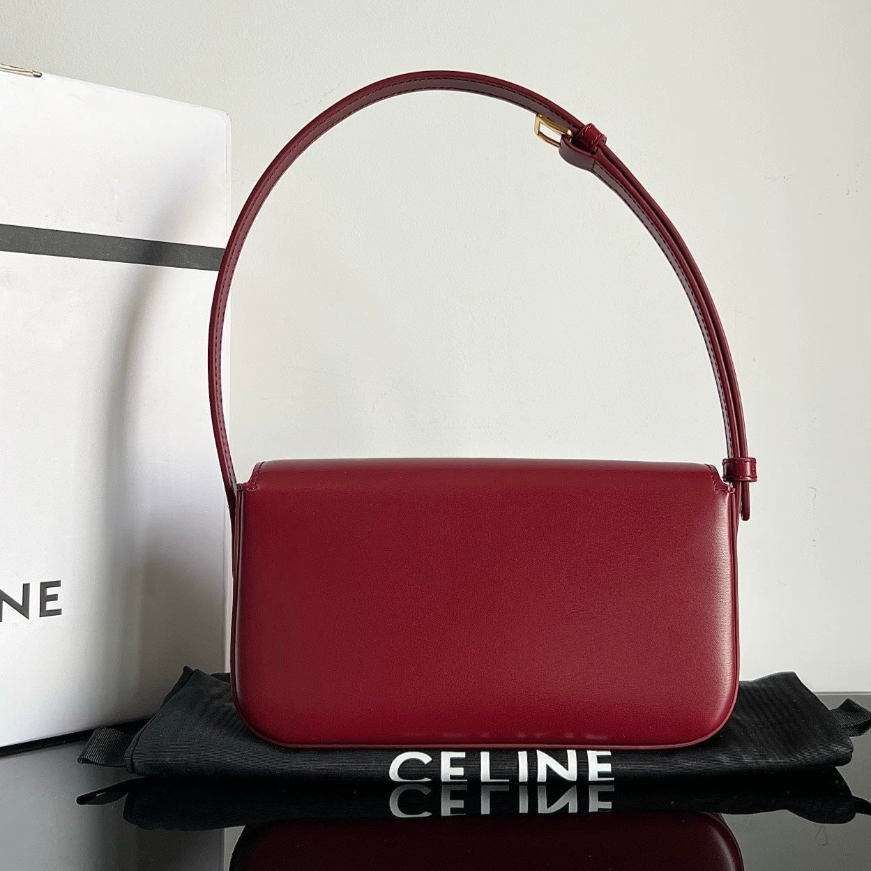 TRIOMPHE 20 BURGUNDY RED CALFSKIN