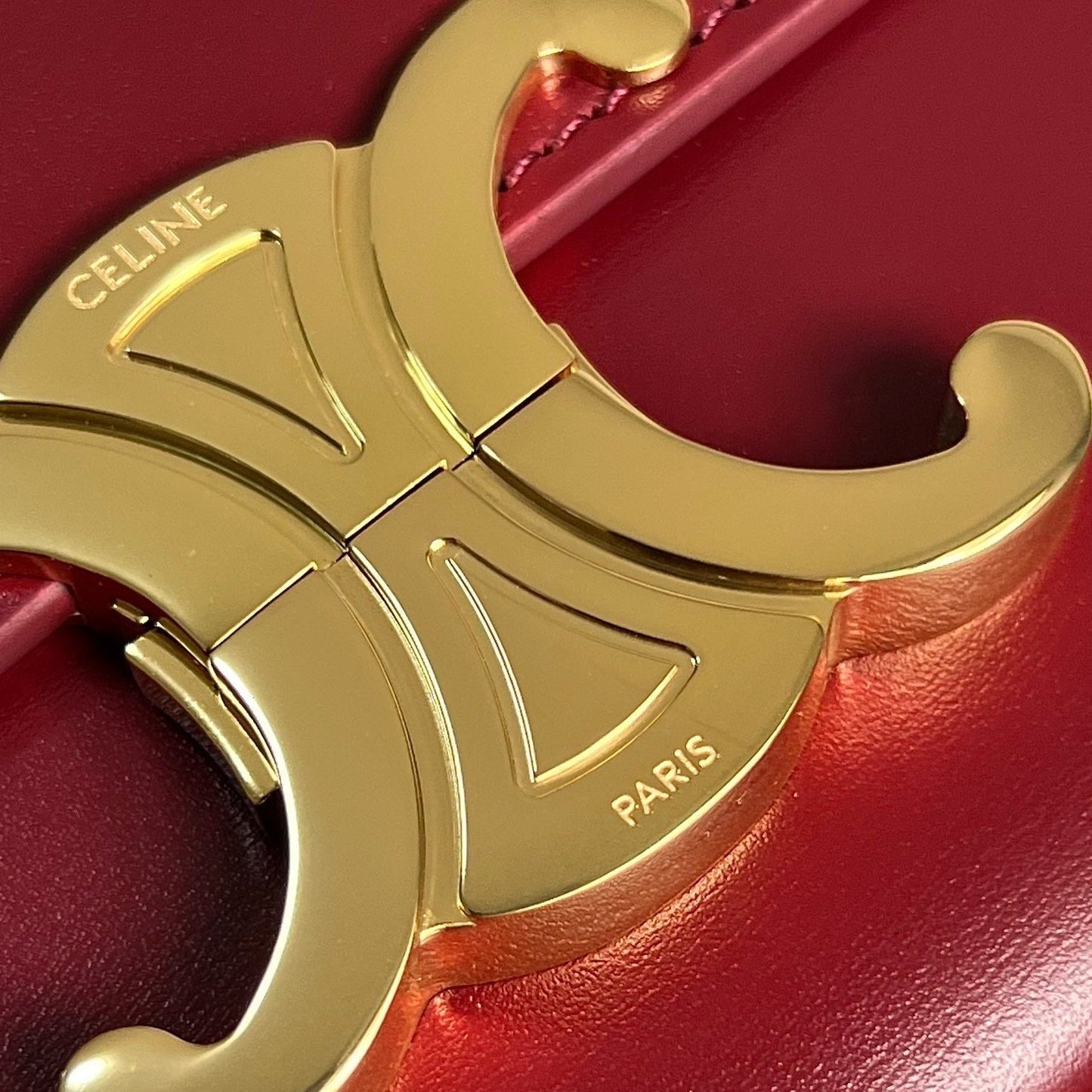 TRIOMPHE 20 BURGUNDY RED CALFSKIN