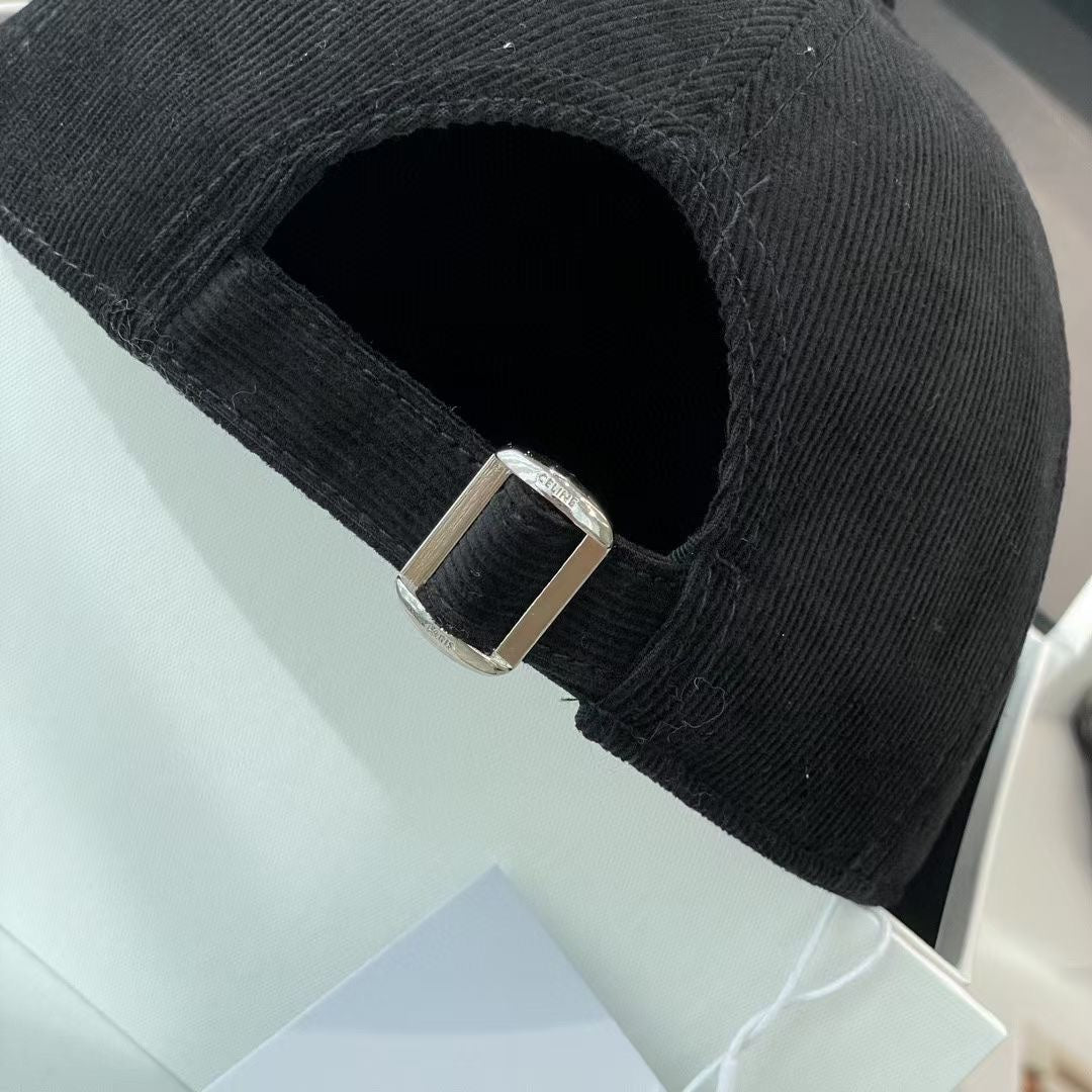 Celin Cap Black Cotton Fabric 210407
