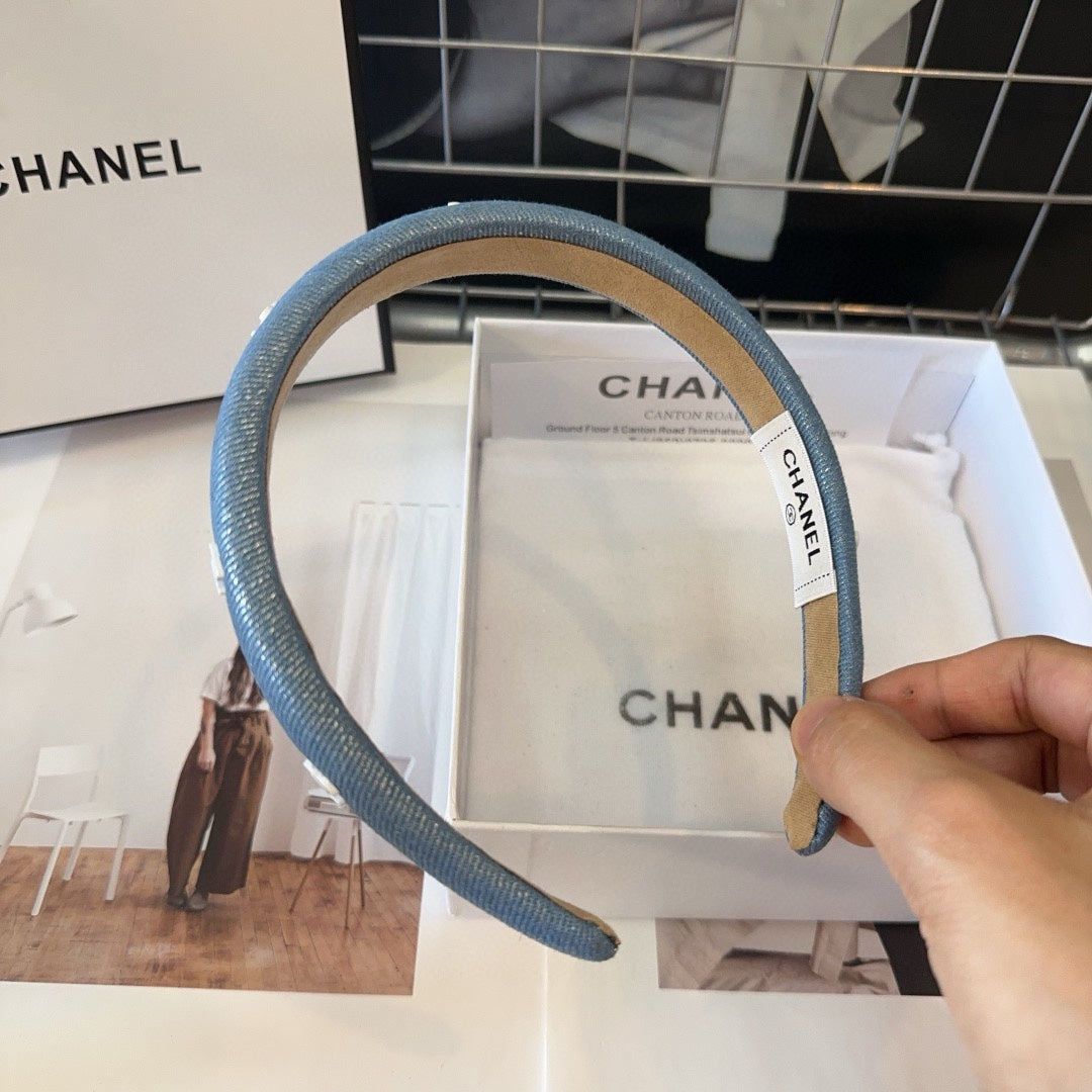 CLASSIC BLUE DENIM HAIRBAND 423665