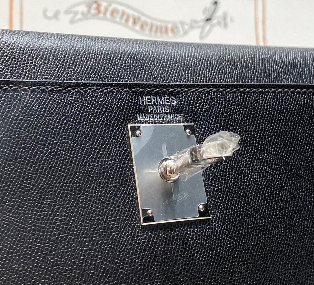 HM Kelly Elan 27cm Black Leather Shw
