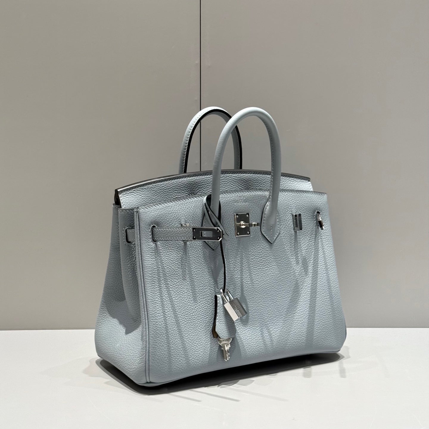 HM BIRKIN 25CM BABY BLUE TOGO LEATHER SILVER HARDWARE 237514